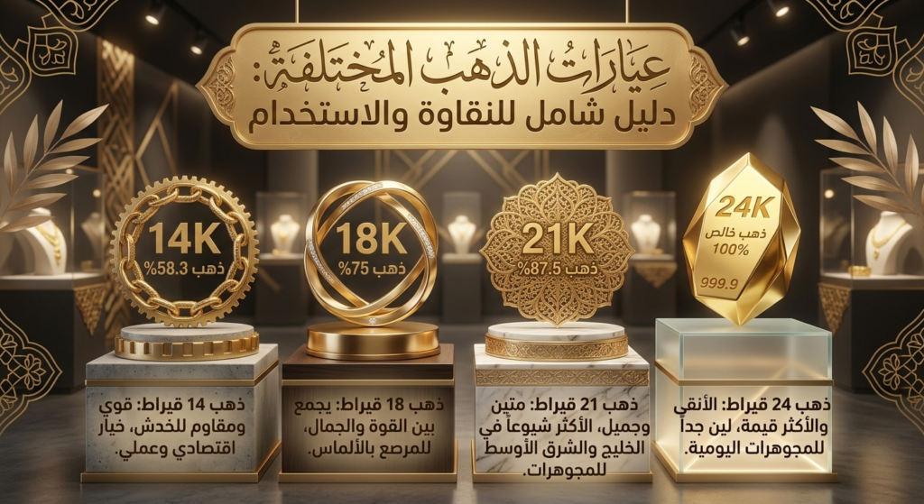 عيارات الذهب 